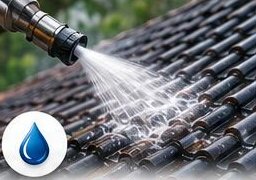 Traitement hydrofuge par pulvérisation sur toiture