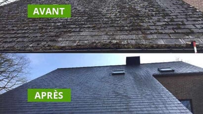 Réfection de l’étanchéité d’un toit-terrasse avant et après intervention